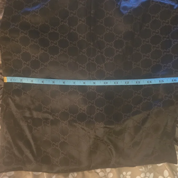 Gucci Black Monogram Sateen Dustbag - Picture 1 of 4